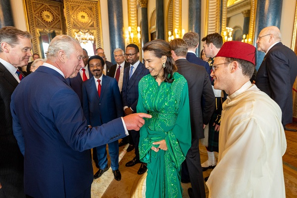 La Princesse Lalla Meryem représente le Roi à la cérémonie de couronnement de Charles III
